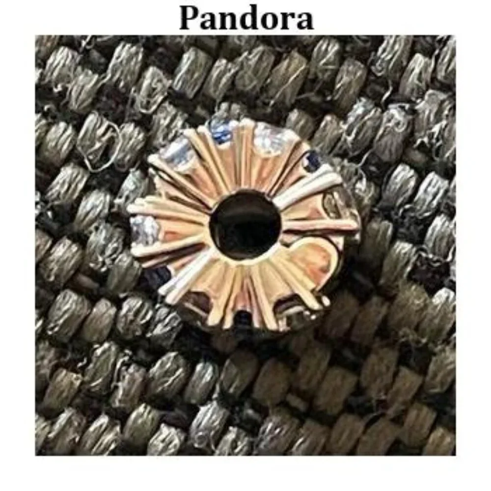 Pandora Clear & Blue Sparkling Clip Charm